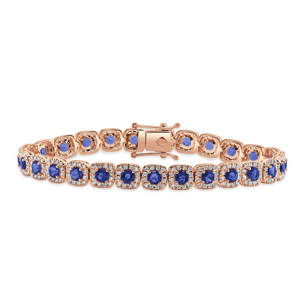 Diamond Sapphire Bracelet