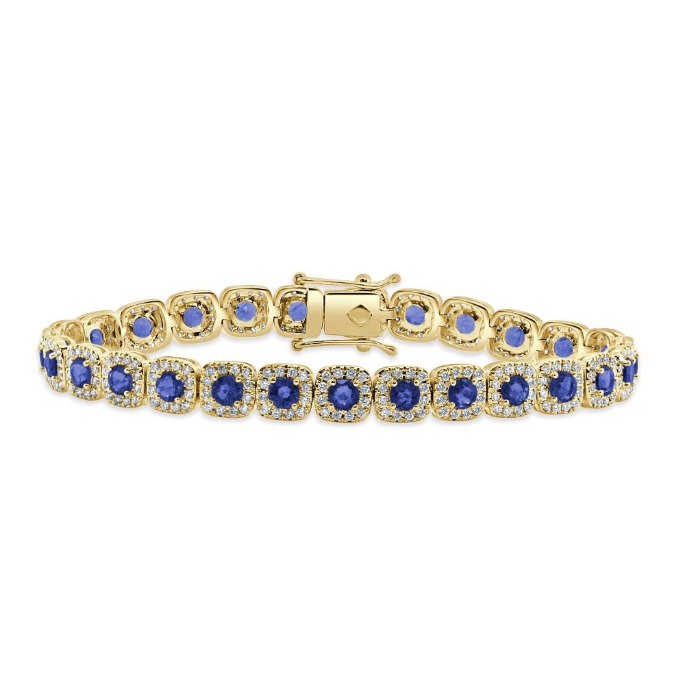 Diamond Sapphire Bracelet