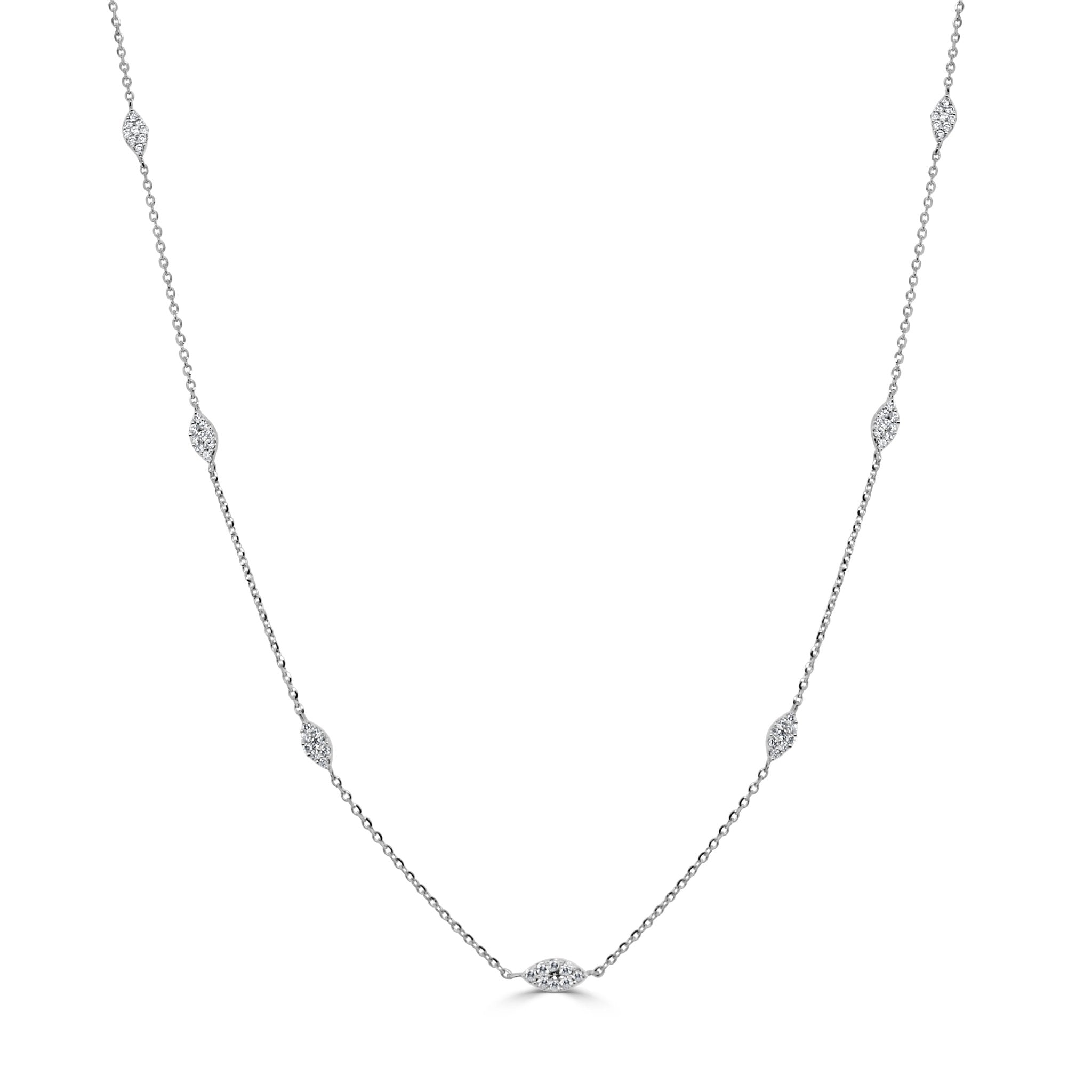 Diamond Station Necklace