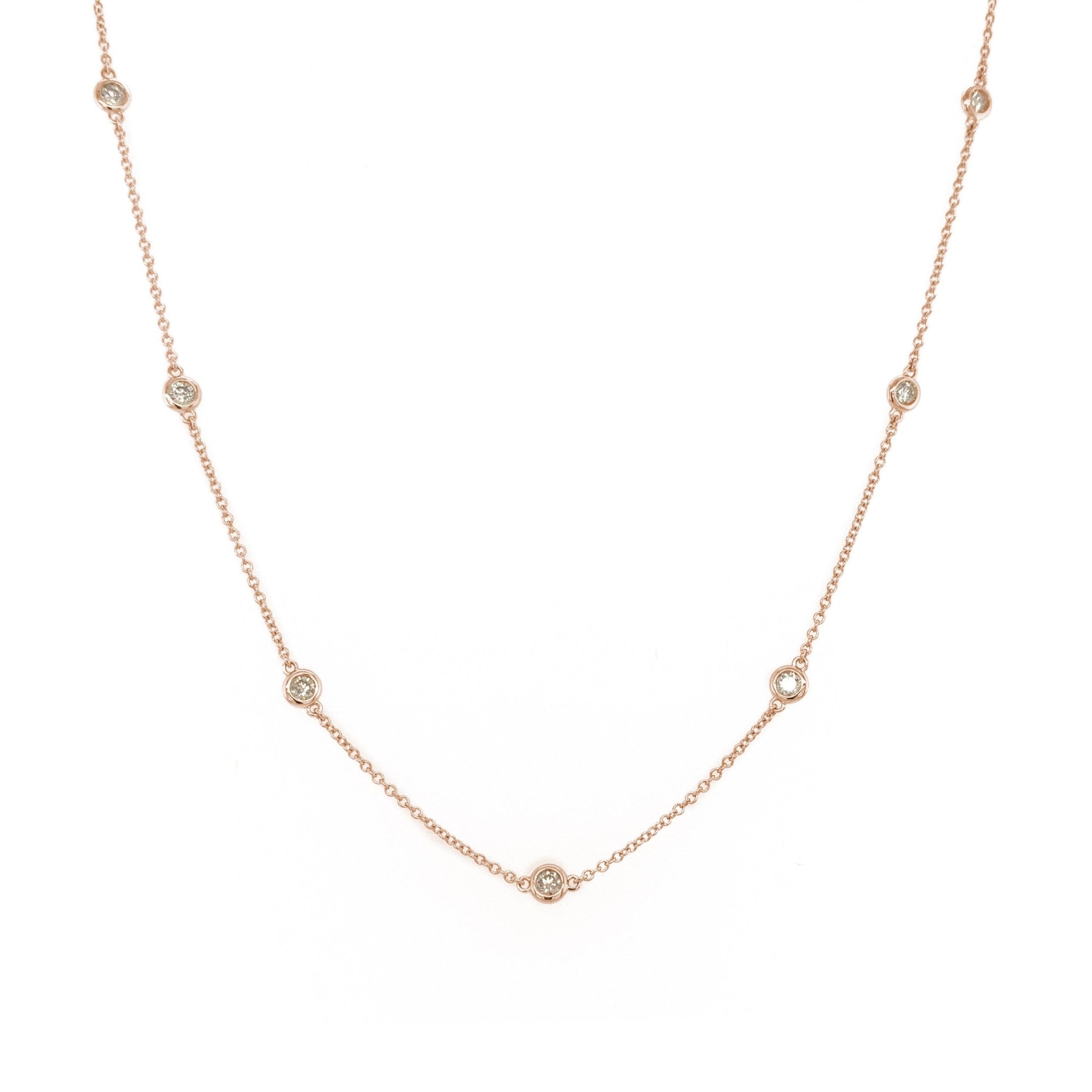 Diamond Station Necklace