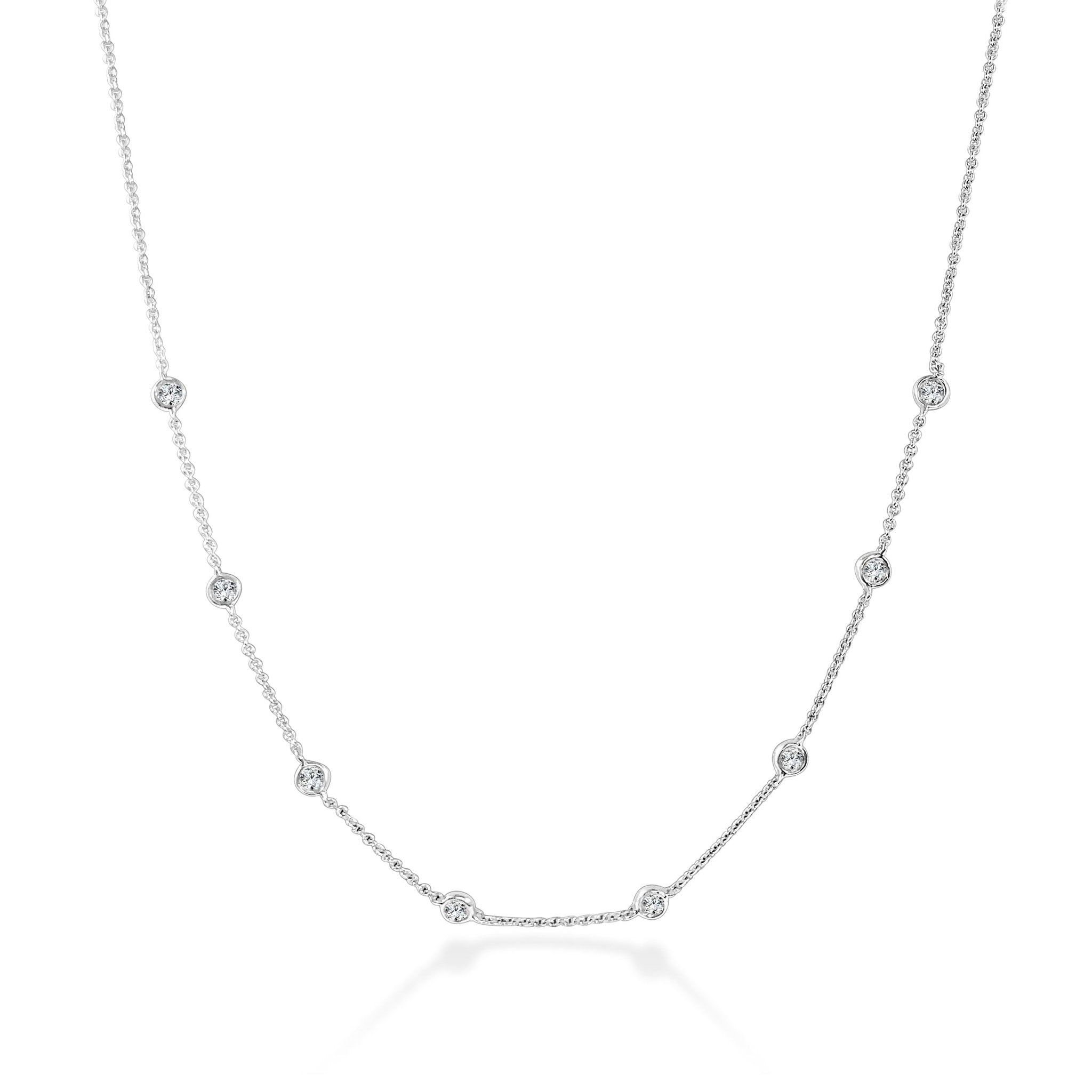 Diamond Station Necklace