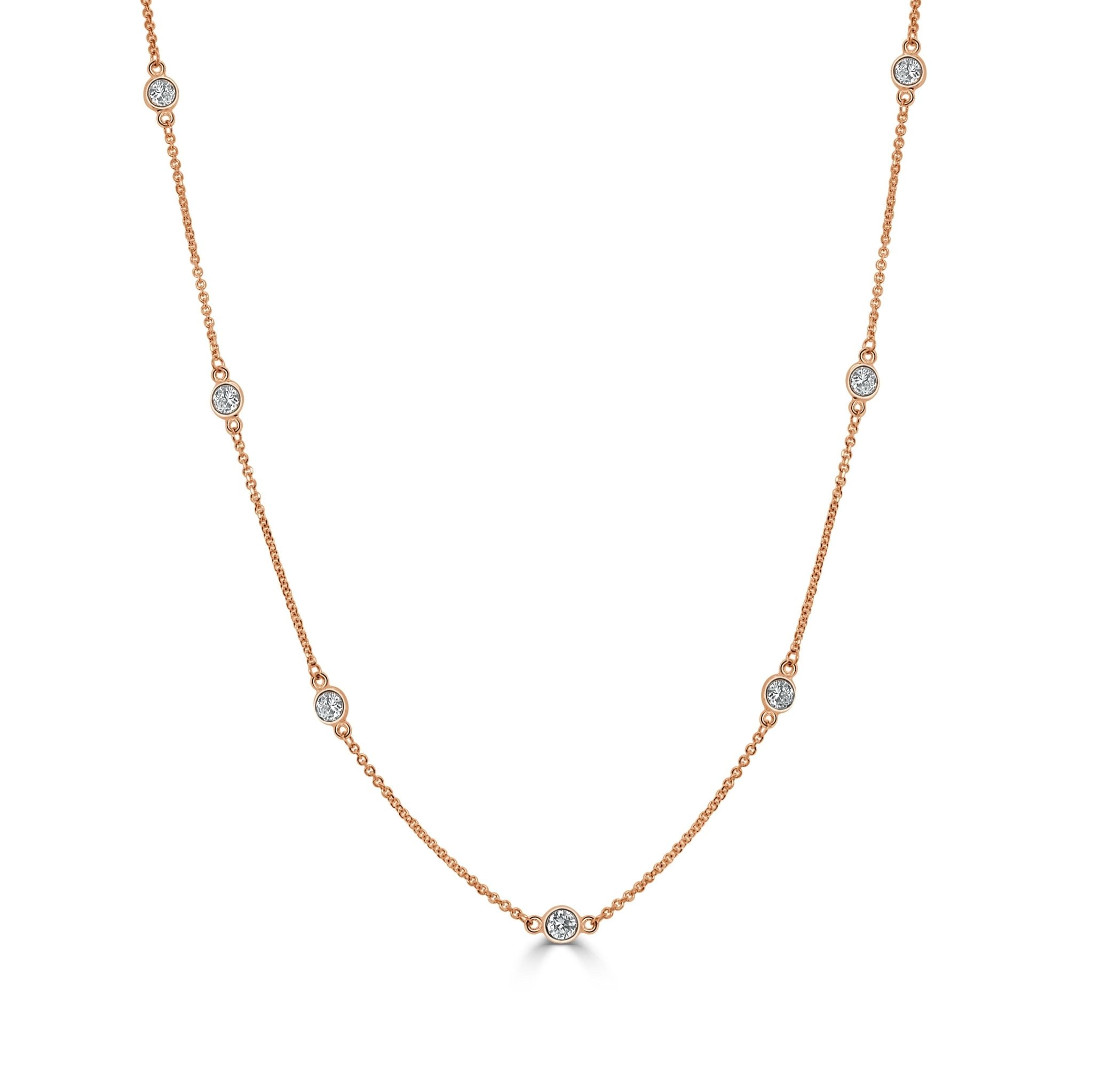 Diamond Station Necklace