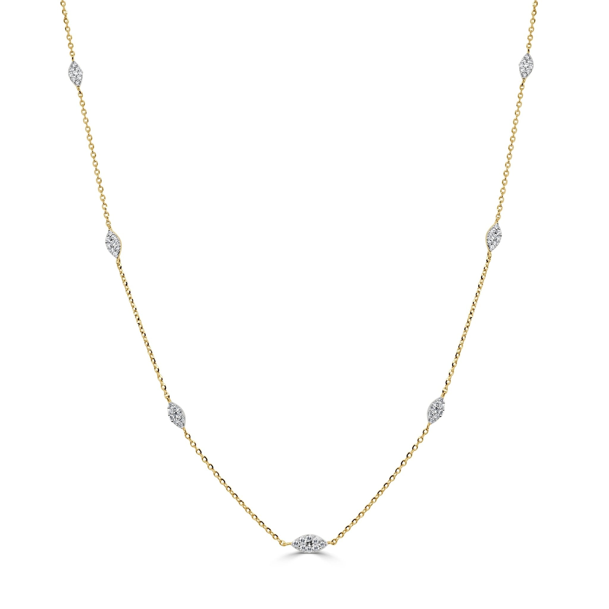 Diamond Station Necklace