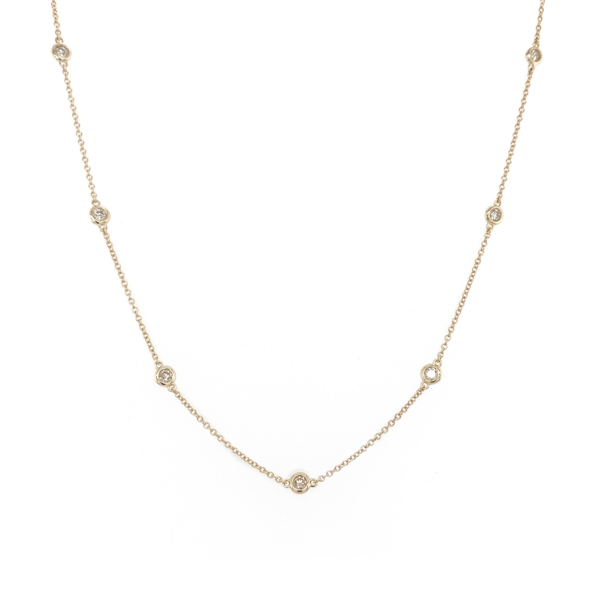Diamond Station Necklace