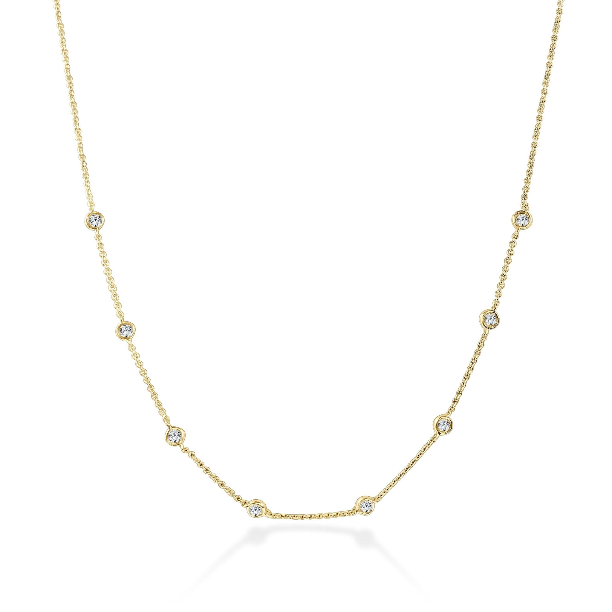 Diamond Station Necklace