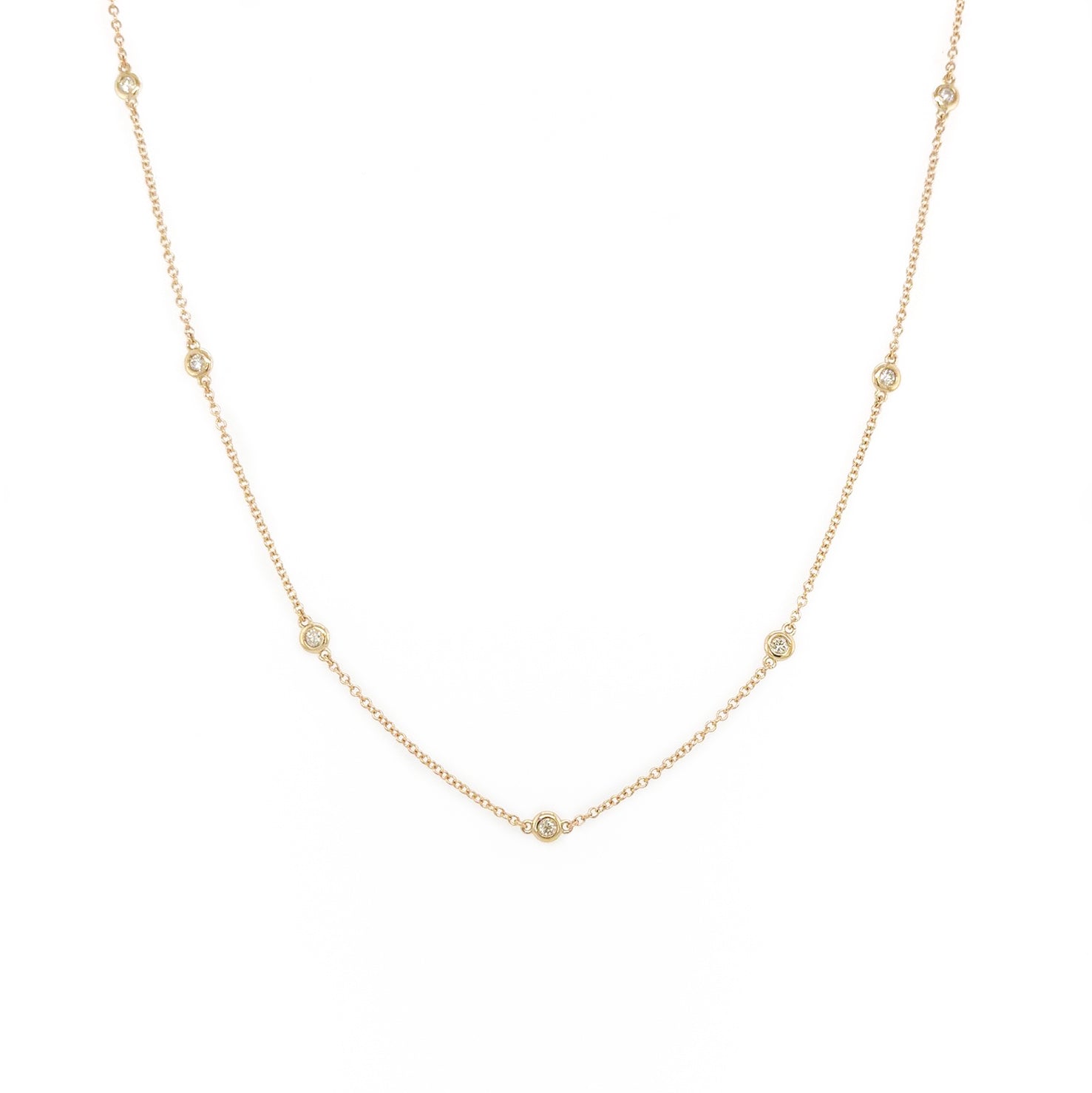 Diamond Station Necklace