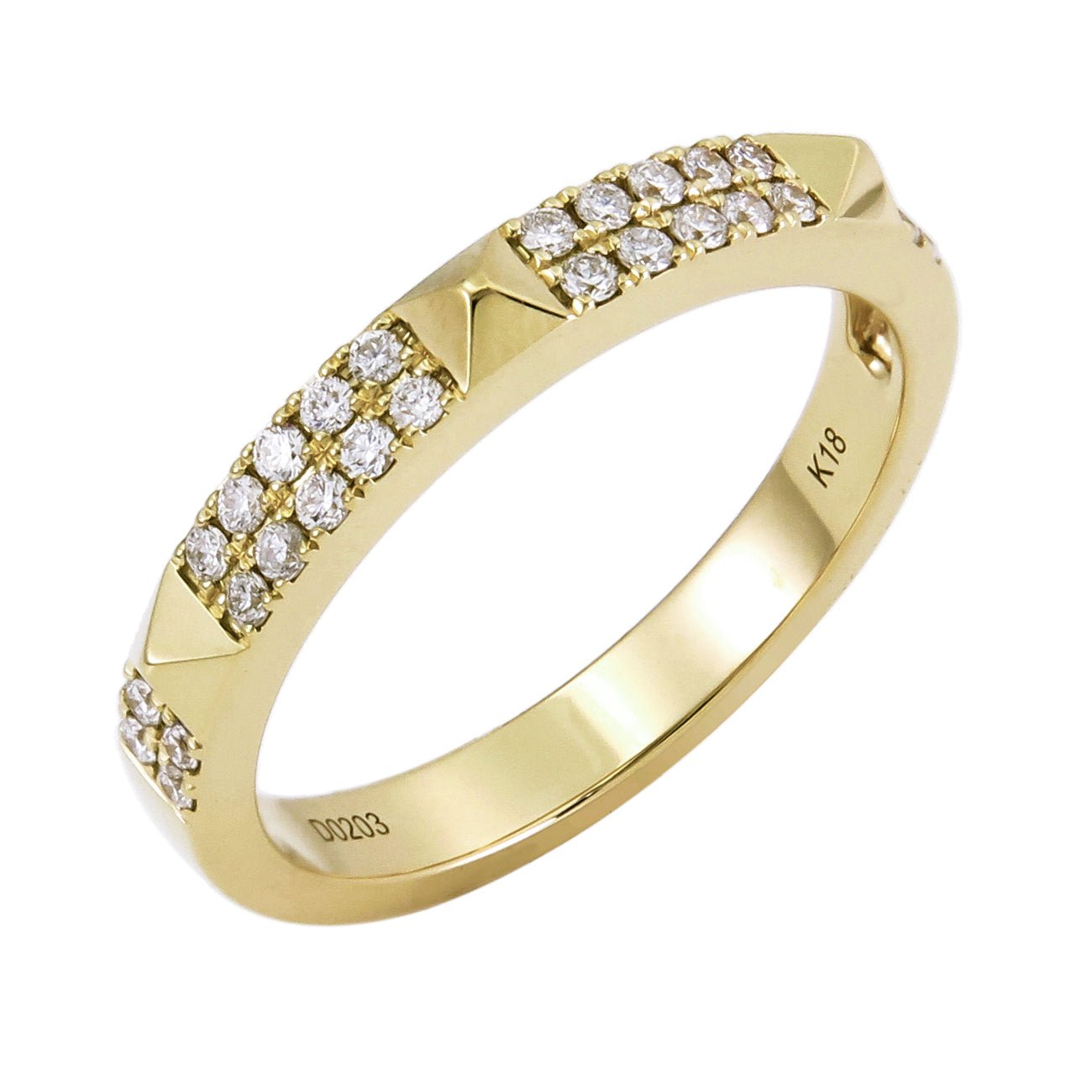 Diamond Studded Stackable Ring