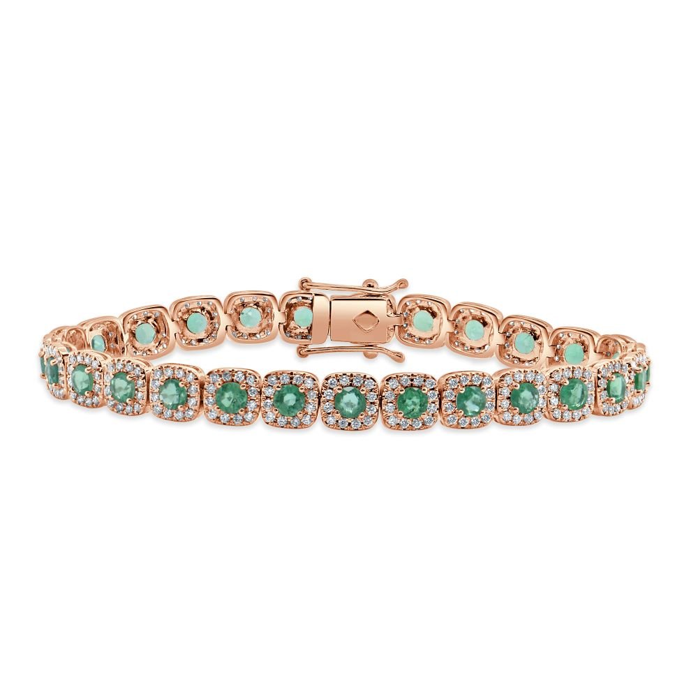 Emerald Diamond Bracelet