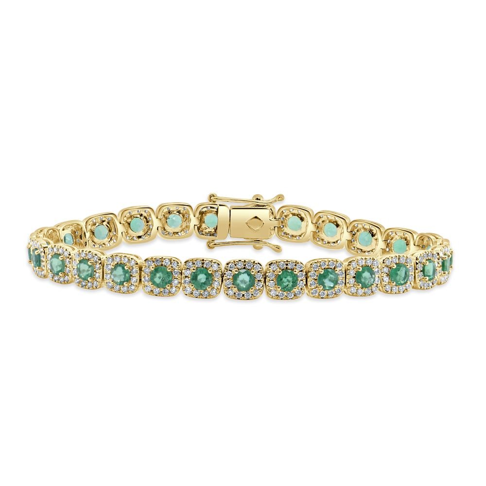 Emerald Diamond Bracelet