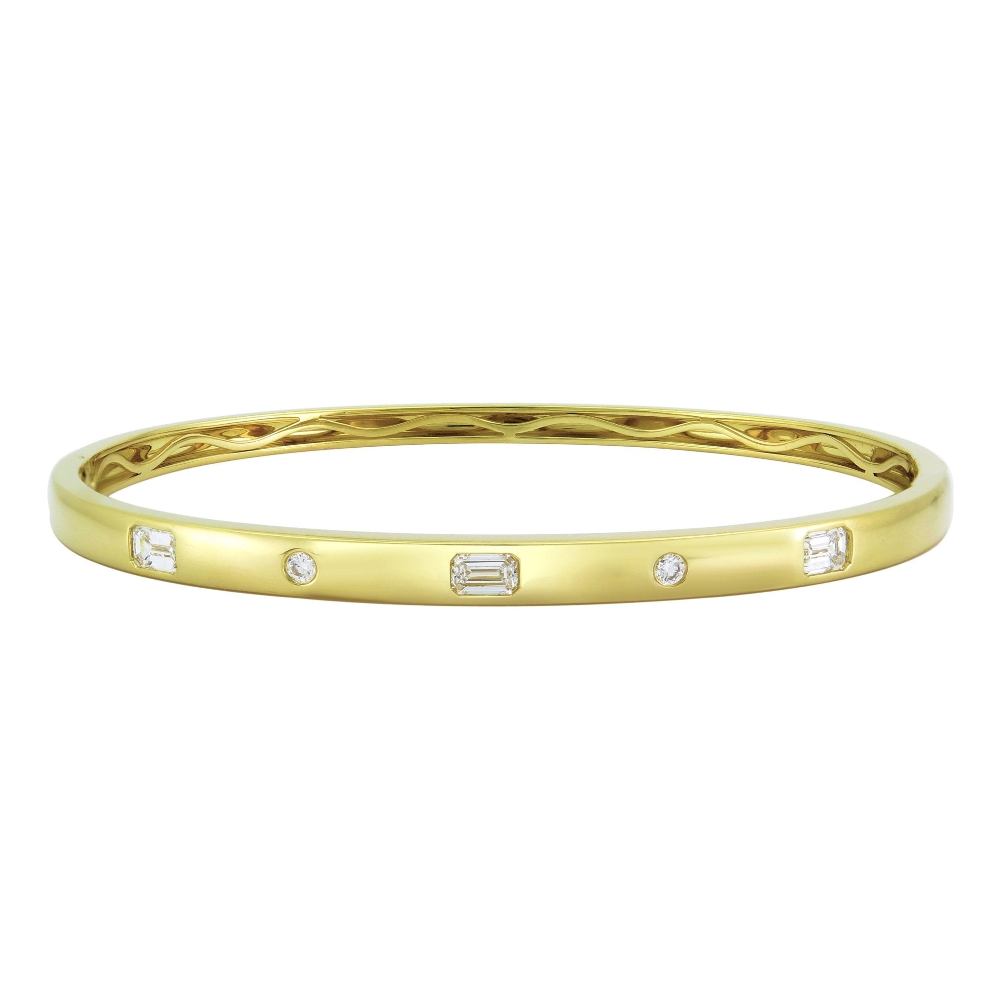 Fancy - Shape Diamond Bangle