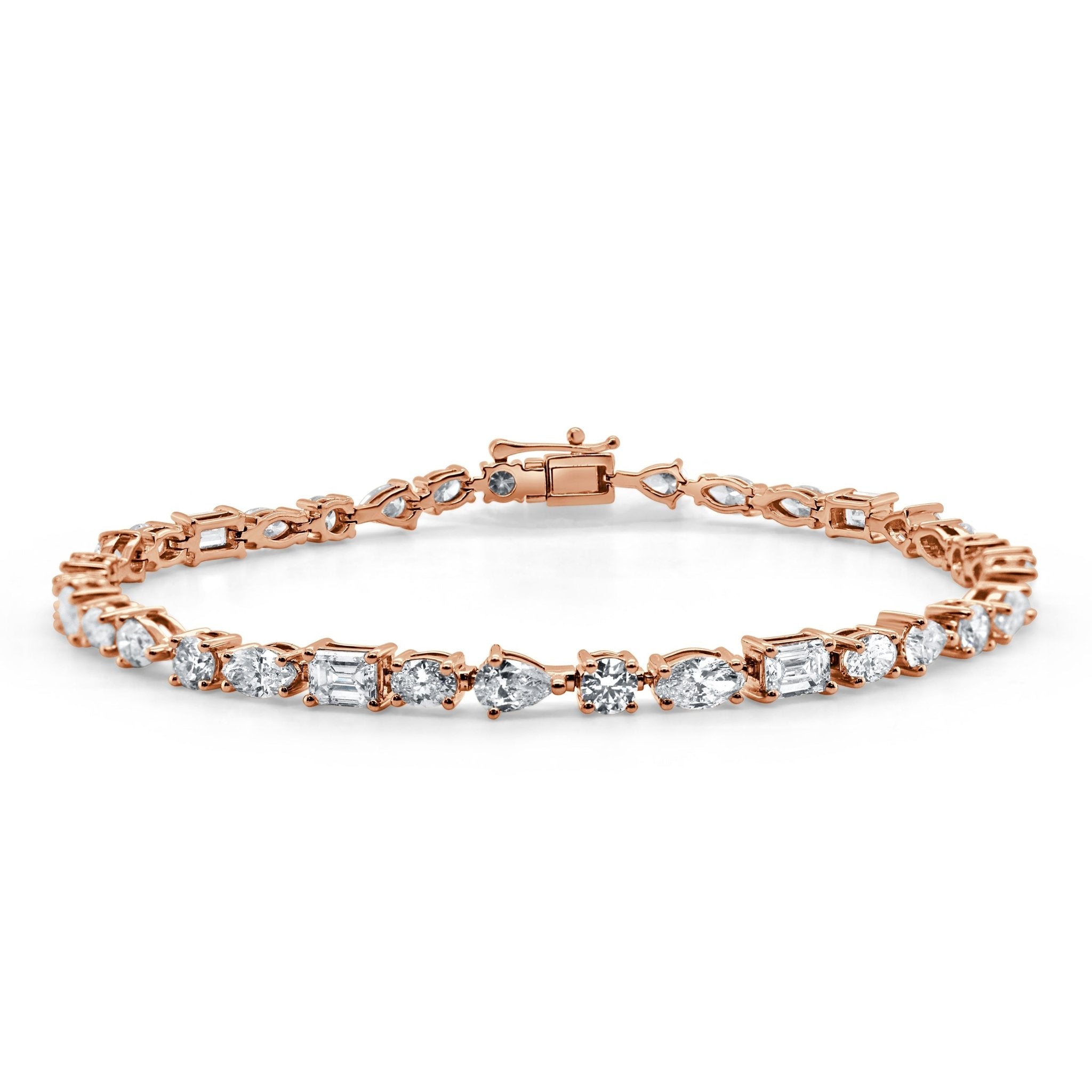Fancy - Shape Diamond Tennis Bracelet