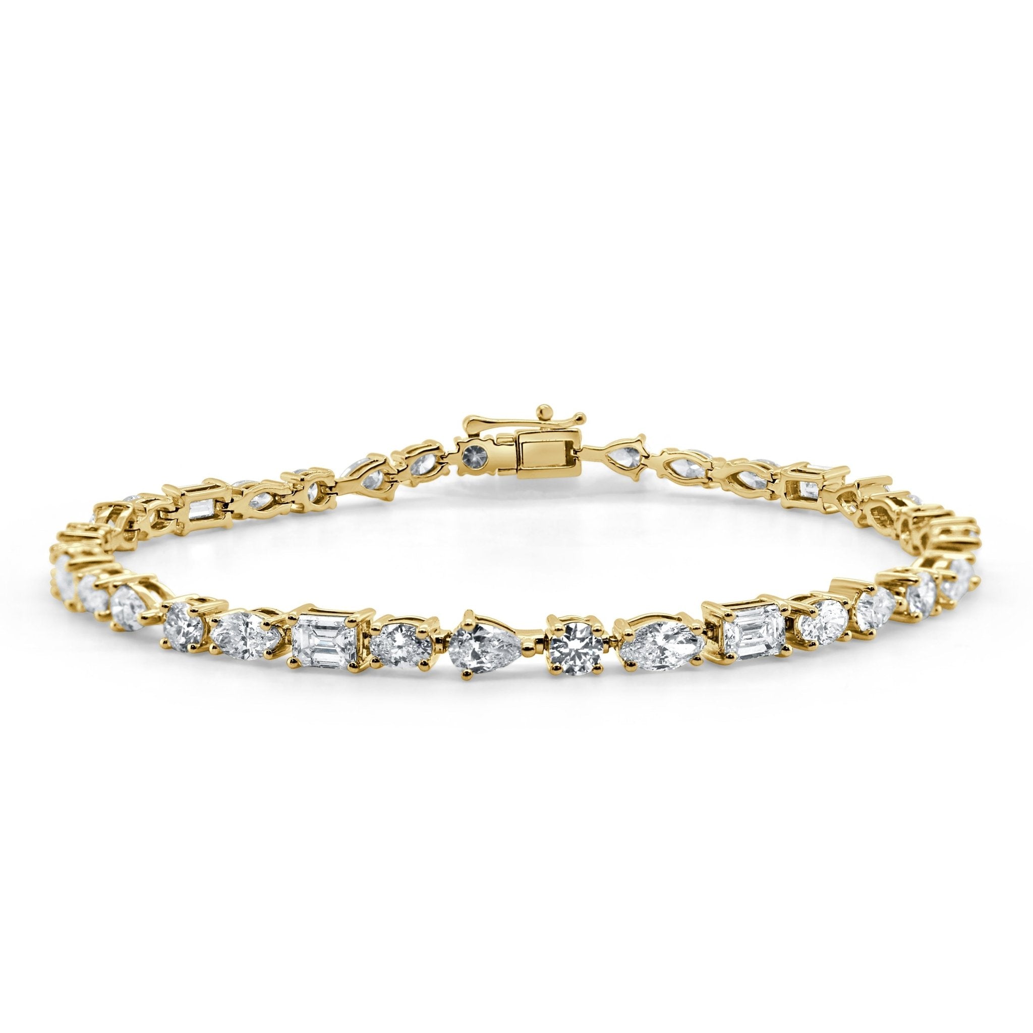 Fancy - Shape Diamond Tennis Bracelet