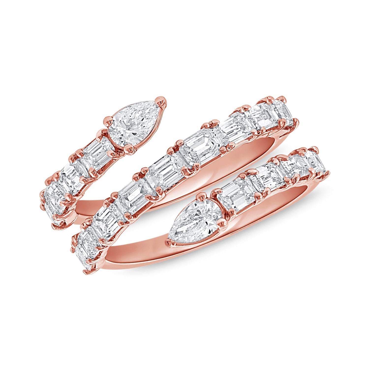 Fancy - Shape Diamond Wrap Ring