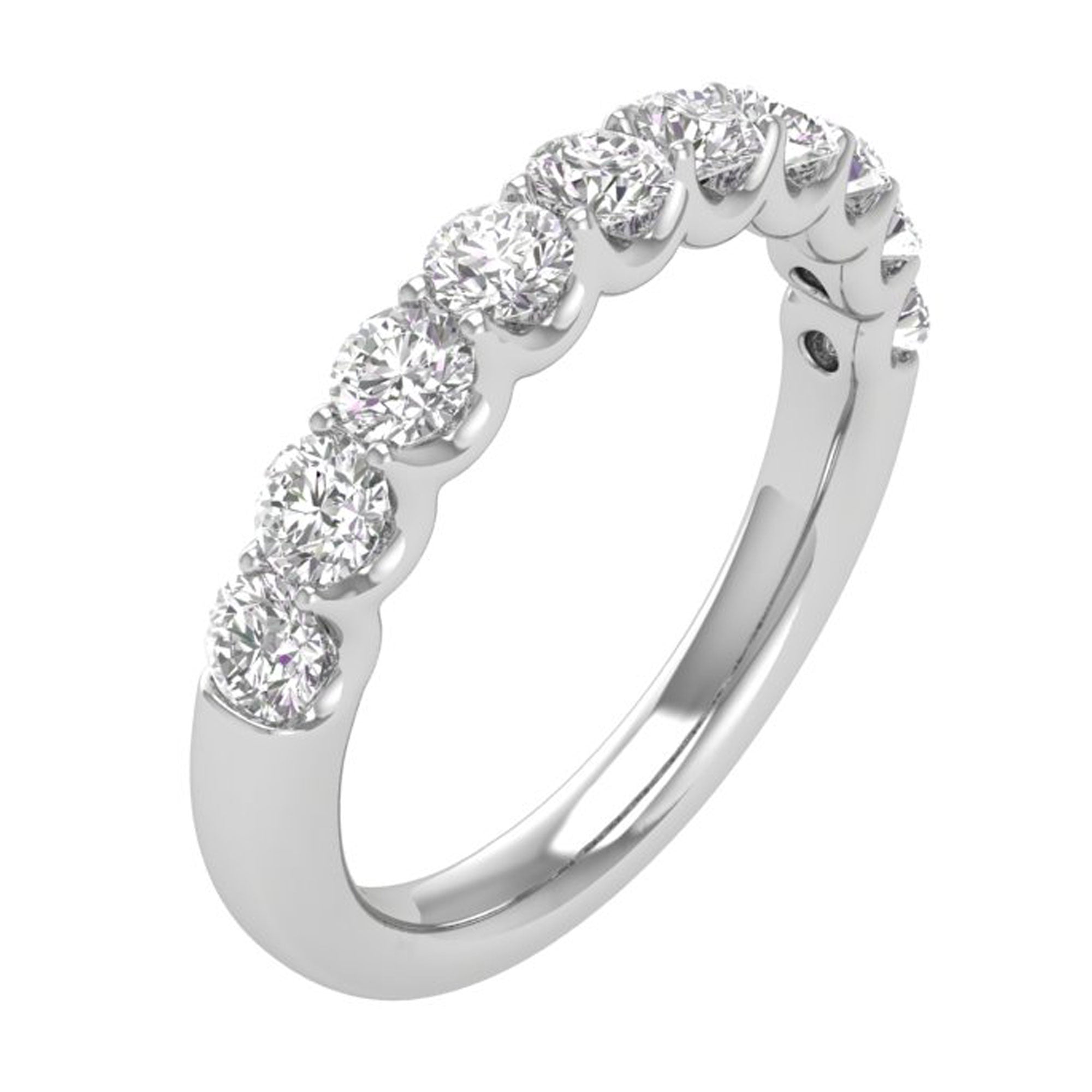 Flawless U - Prong Wedding Band