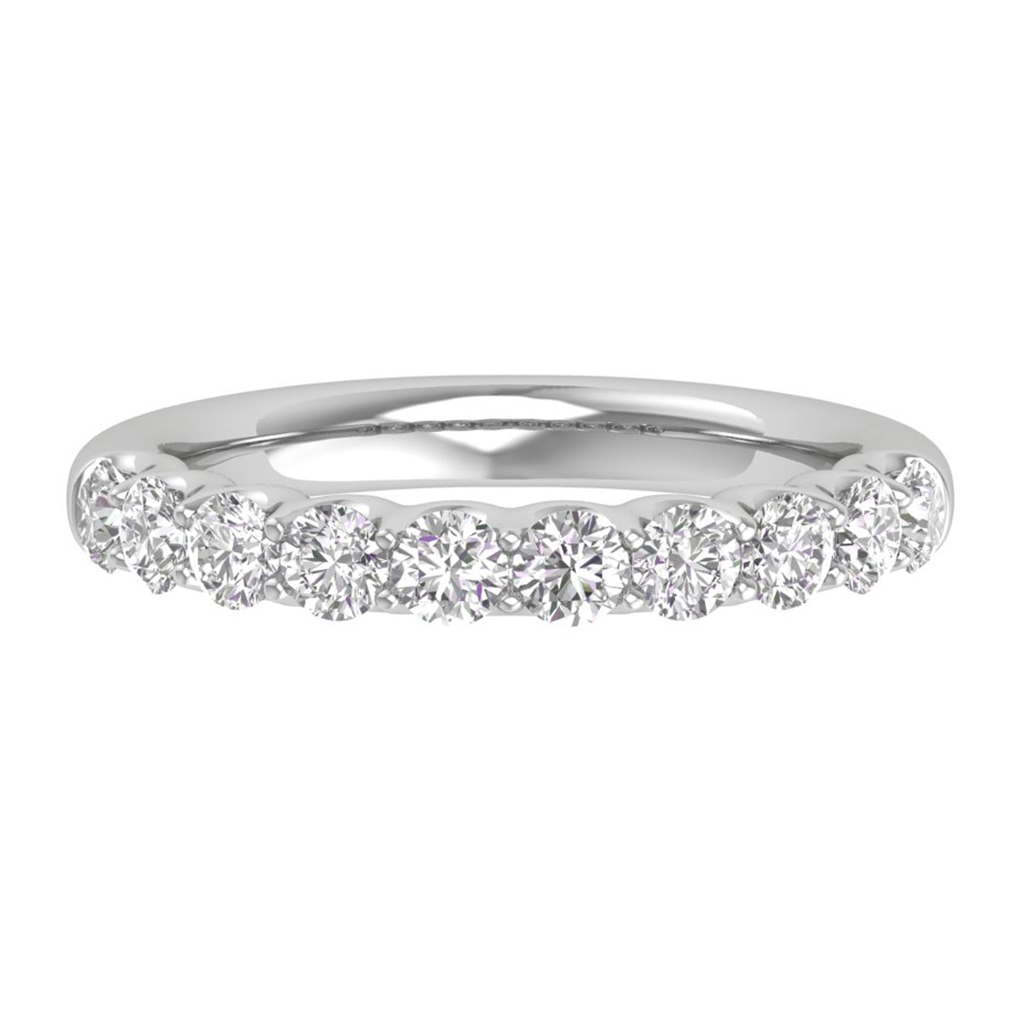 Flawless U - Prong Wedding Band