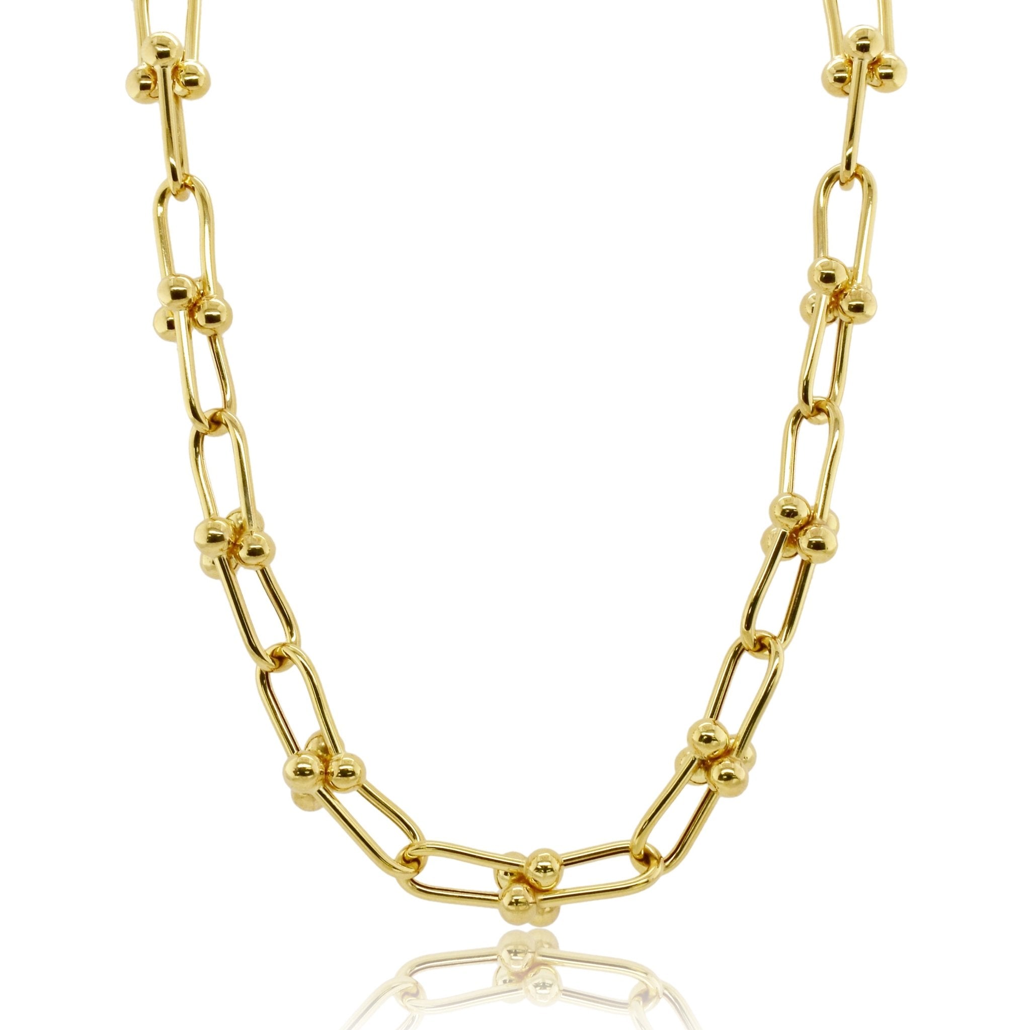 Link Bead Chain Necklace (Large)