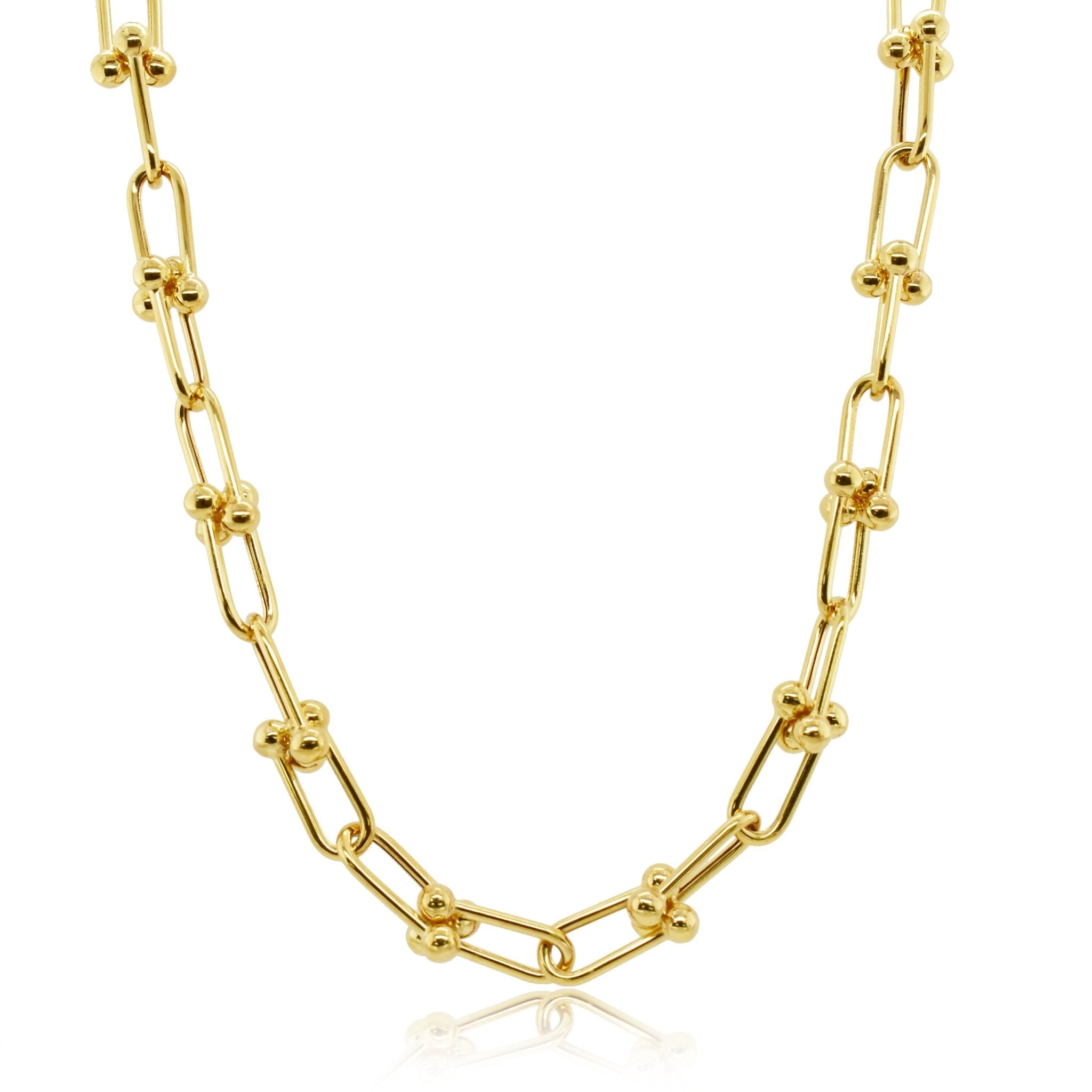 Link Bead Chain Necklace (Medium)