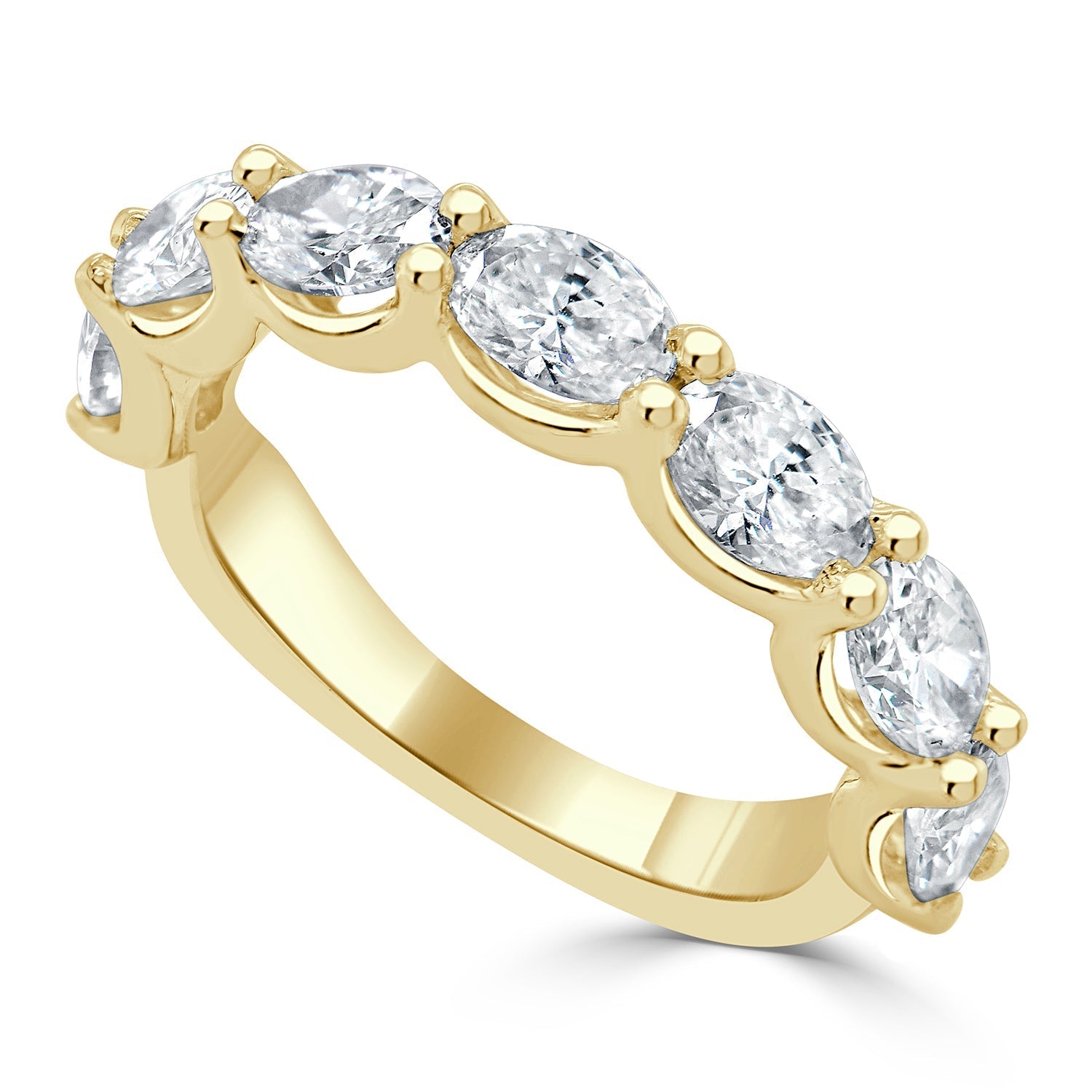 Oval Diamond Band