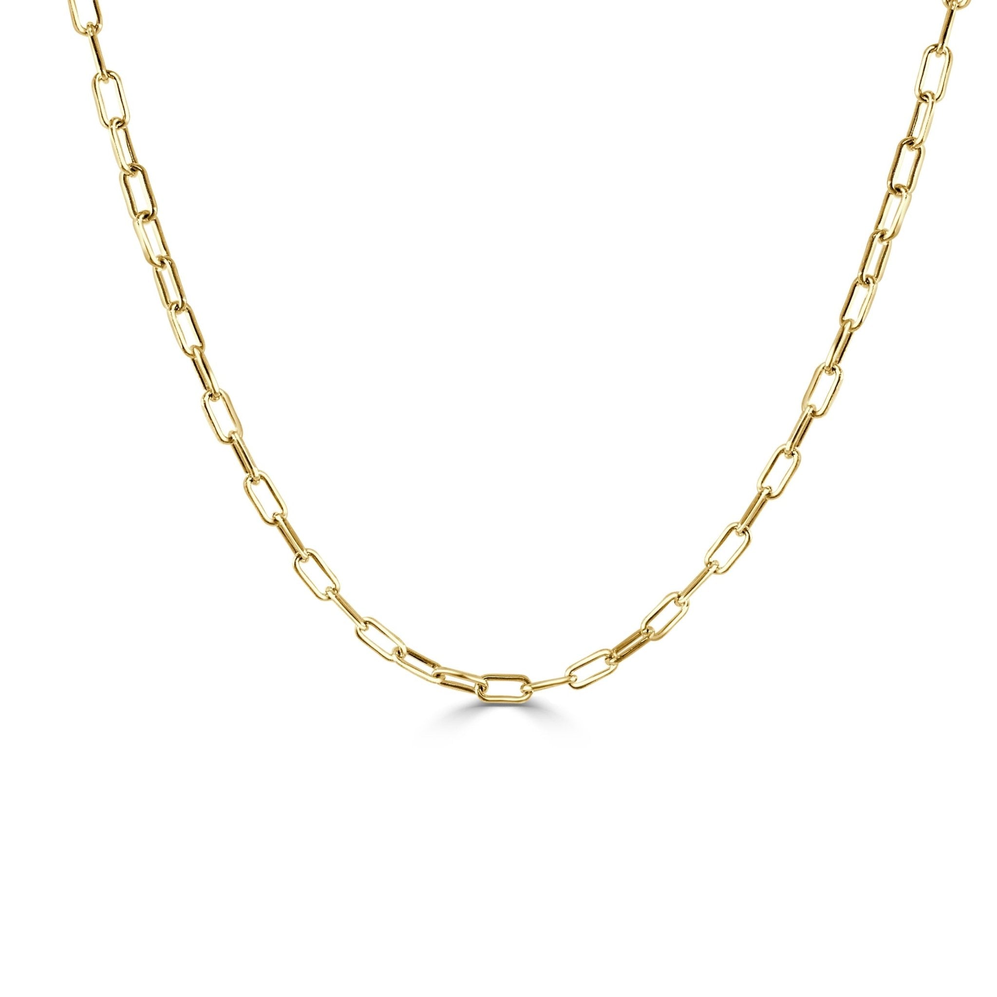 Paperclip Link Chain Necklace