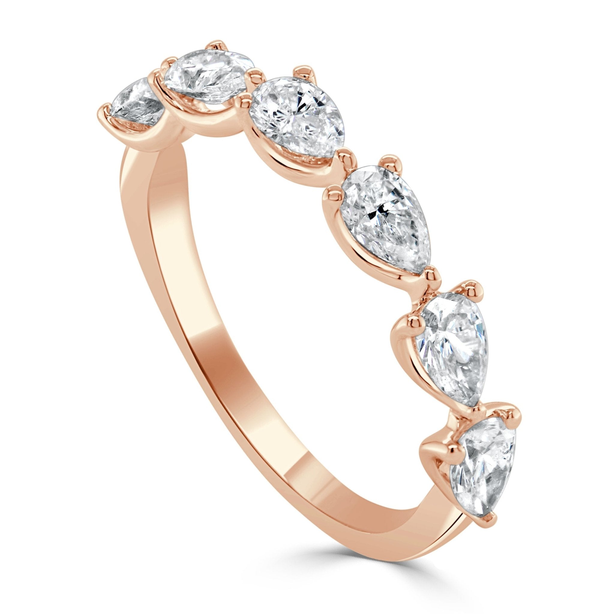 Pear - Shape Diamond Band