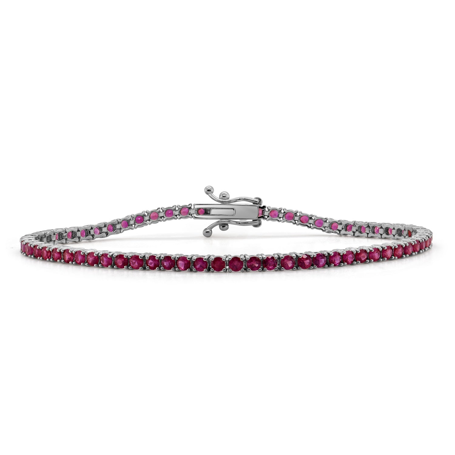Red Ruby Tennis Bracelet
